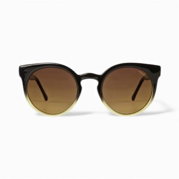 Anthropologie Accessories - Chic Black and Brown Gradient Sunglasses NEW KOMONO Lulu Expressionist
